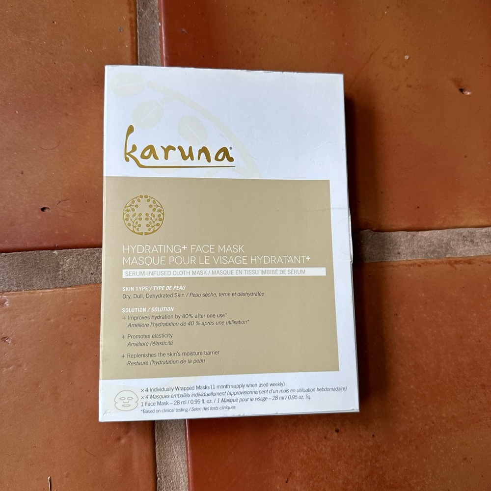 Karuna hydrating face masks